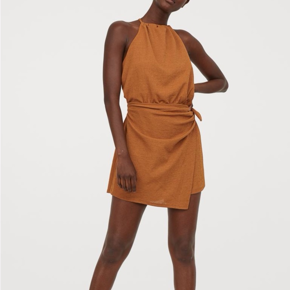 NWT H&M Ochre Skirt Romper, Size Small